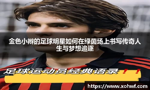 金色小辫的足球明星如何在绿茵场上书写传奇人生与梦想追逐