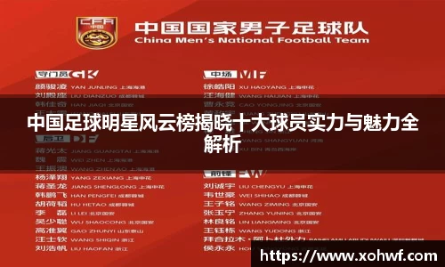 中国足球明星风云榜揭晓十大球员实力与魅力全解析